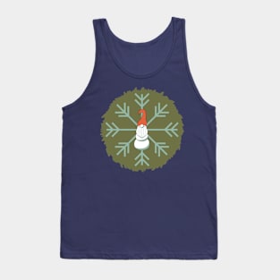 Gnome Snowman Tank Top